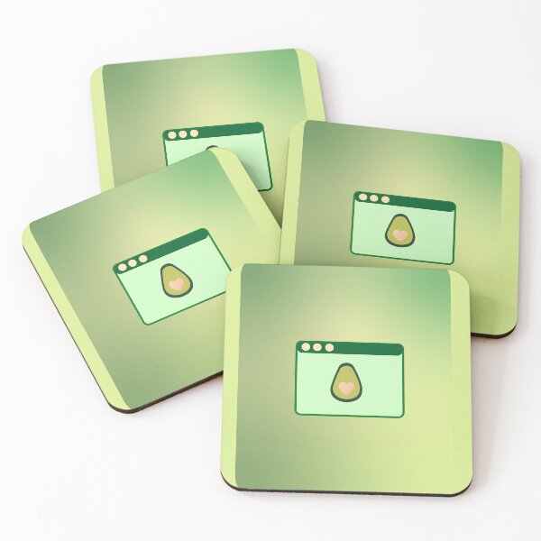 Item preview, cute green avocado in green aesthetic  designed and sold by Design  Corner.