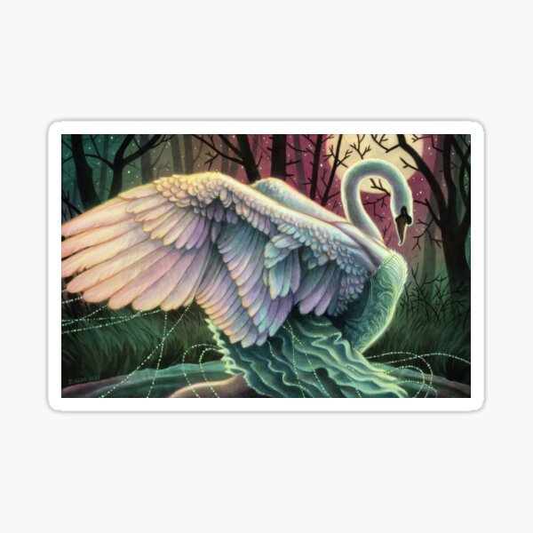 Item preview, Odette - Swan Princess designed and sold by Elisabeth Alba Illustration.