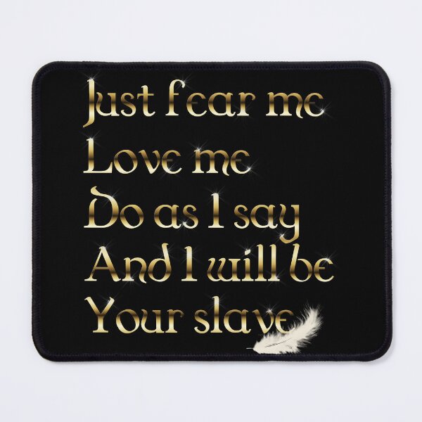 Item preview, Just Fear Me (black BG) designed and sold by Falln.