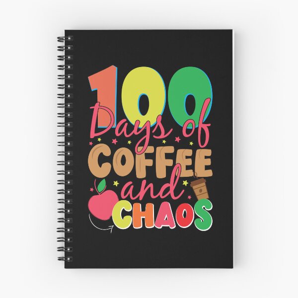 Item preview, 100 Days of Coffee and Chaos. Funny School Teacher Essentials designed and sold by tjred01.