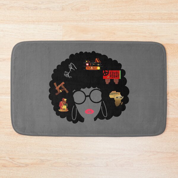 Item preview, Never Forget Your African Roots - Black Woman With Afro and Black History Typography, for people who love African culture & Artwork   designed and sold by haRexia.