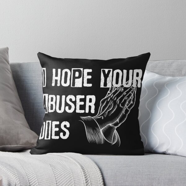 Item preview, "I Hope Your Abuser Dies" T-Shirts & Lightweight Hoodie Caps Stickers & Magne Phone Cases & Skinsts  designed and sold by REDHOUSESHOP.