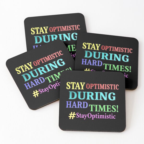 Item preview, "STAY OPTIMISTIC" Cute Design. Buy Now designed and sold by Health And Fitness Posts e-Store.