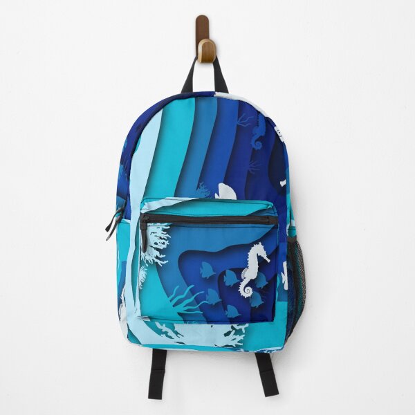 Item preview, Underwater world with fish seahorse coral designed and sold by BigLoro.