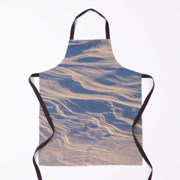 Item preview, Abstract Art by Nature - Wind Sculpted Snowdrifts in Pale Blue and Gold designed and sold by Georgia Mizuleva.