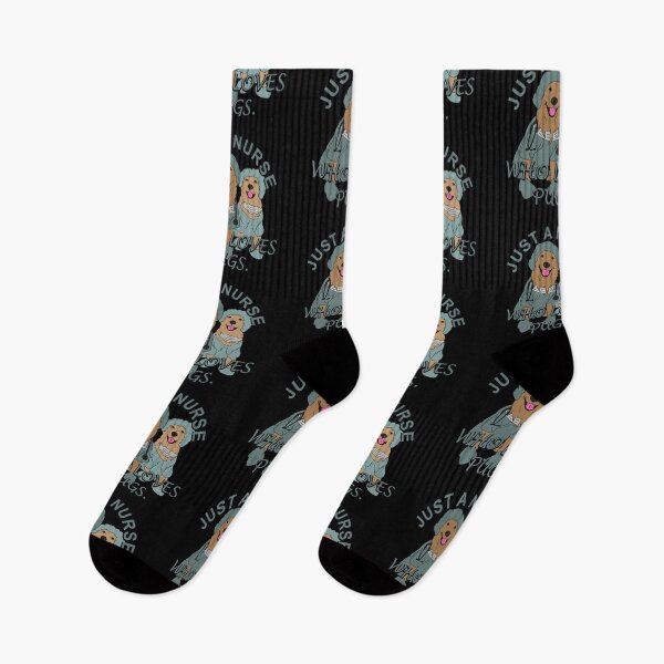 Item preview, Just a nurse who loves pugs /dog lover artistic design style 2 designed and sold by SamRVstore.