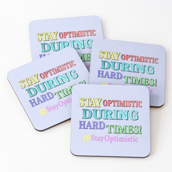 Item preview, "STAY OPTIMISTIC" Cute Design. Buy Now designed and sold by Health And Fitness Posts e-Store.