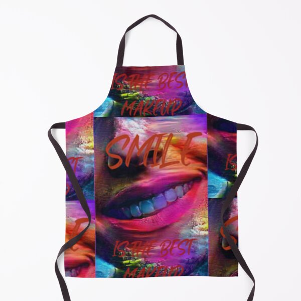 Item preview, Smile is the best make up with dark red wording shown teeth designed and sold by Bekindtome.