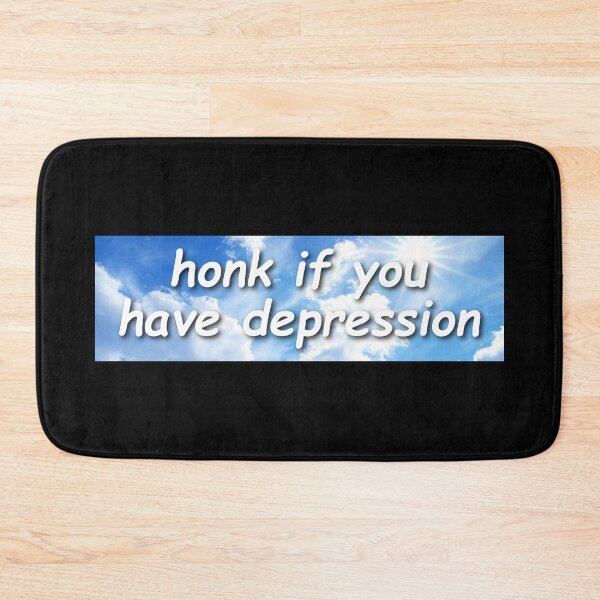 Item preview, Honk If You Have Depression Cool Motorcycle designed and sold by Sour Soul.
