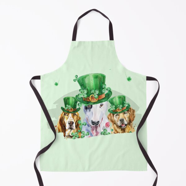 Item preview, St Patrick Day Dogs Celebrating Saint Patrick Day Irish Cute Doggies designed and sold by ladylaughprints.