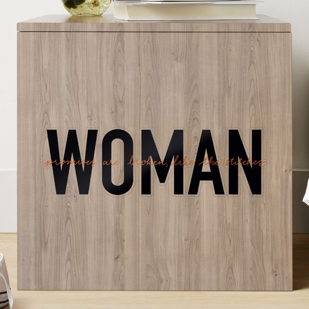 Woman Lyrics Sticker for Sale by sarah301