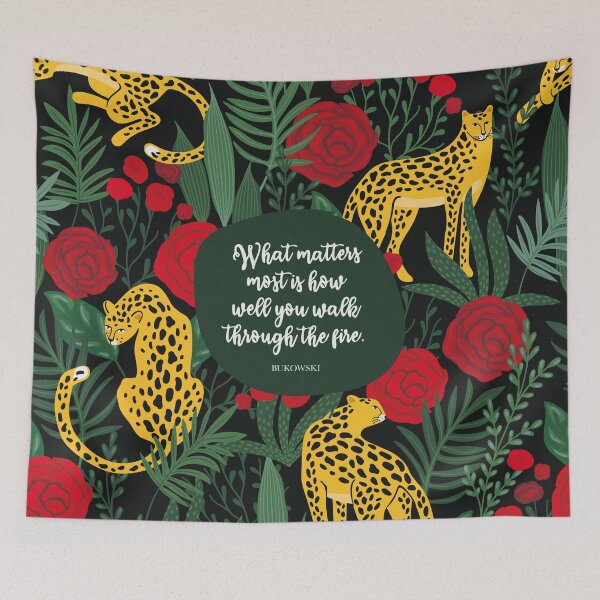 Item preview, What matters most is how well you walk through the fire. - Bukowski designed and sold by StudioCitrine.