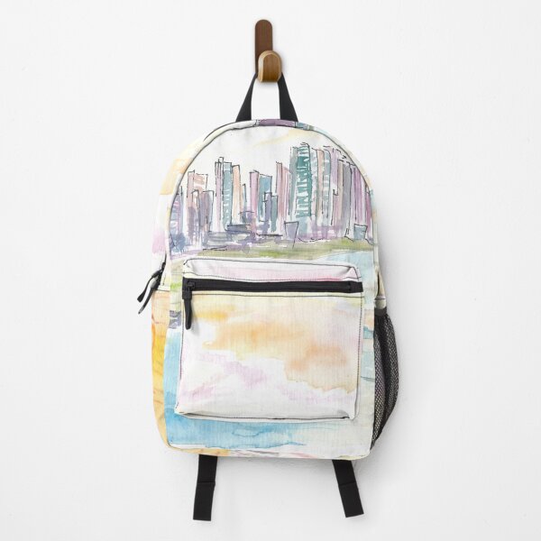 Item preview, Panama City Impressive Skyline with Ocean and Sunset designed and sold by artshop77.