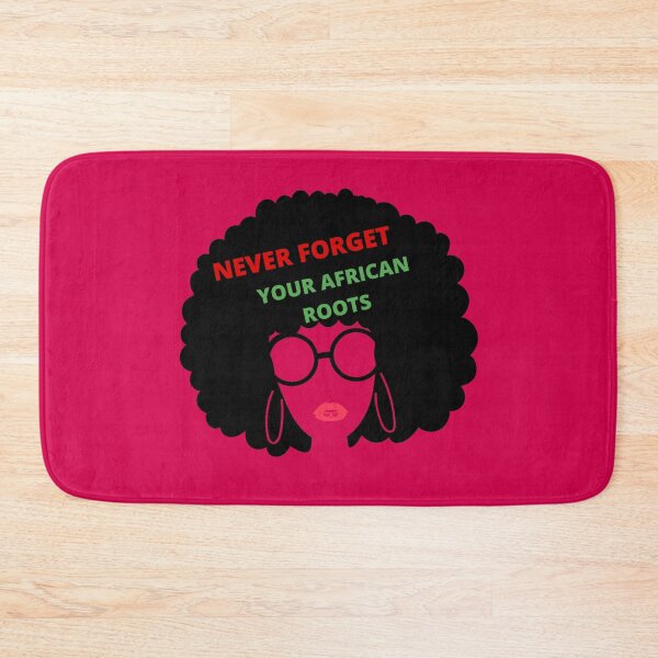 Item preview, Never Forget Your African Roots Typography Of A Black Woman Adorning An Afro. Cool and contemporary design for people who love African culture & Artwork    designed and sold by haRexia.