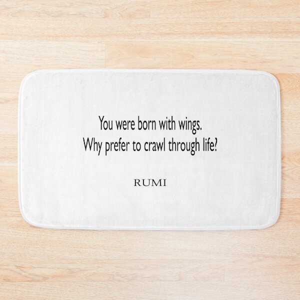 Item preview, You were born with wings. Why prefer to crawl through life? designed and sold by LovePhilosophy.