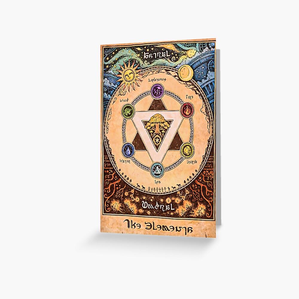 "Elemental Wheel FFXIV" Greeting Card for Sale by Hotaruu Redbubble