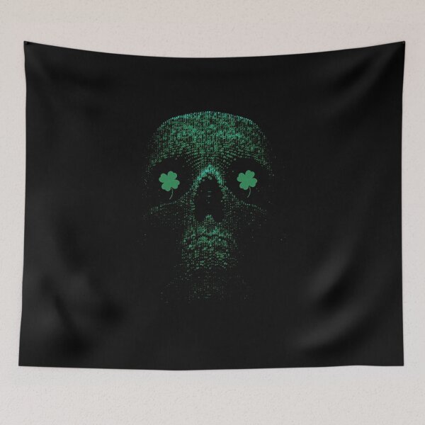 Item preview, St Patricks Day skull designed and sold by Sam Artist.