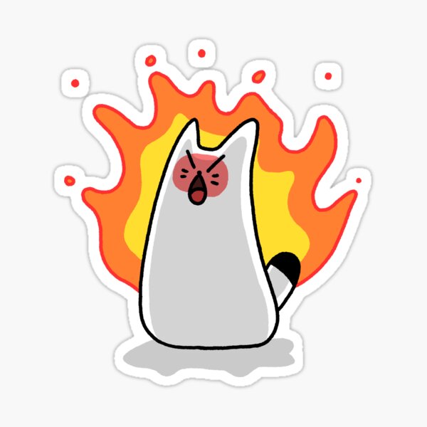 Kitty Fury Sticker