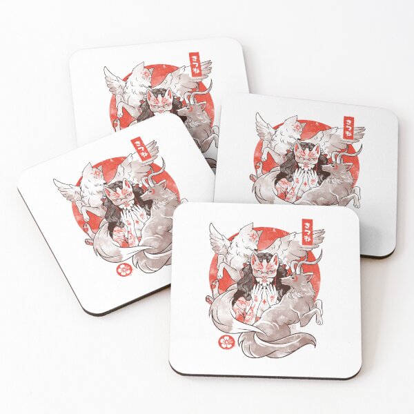 Item preview, The Fox Yokai - Otaku Japan Animal Art Gift designed and sold by EduEly.