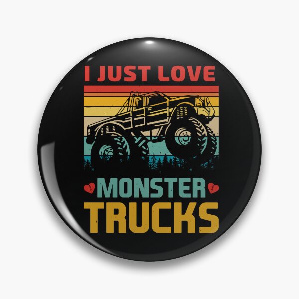 Item preview, I love Monster Trucks Retro Sunset designed and sold by soudaniet.