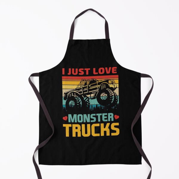 Item preview, I love Monster Trucks Retro Sunset designed and sold by soudaniet.