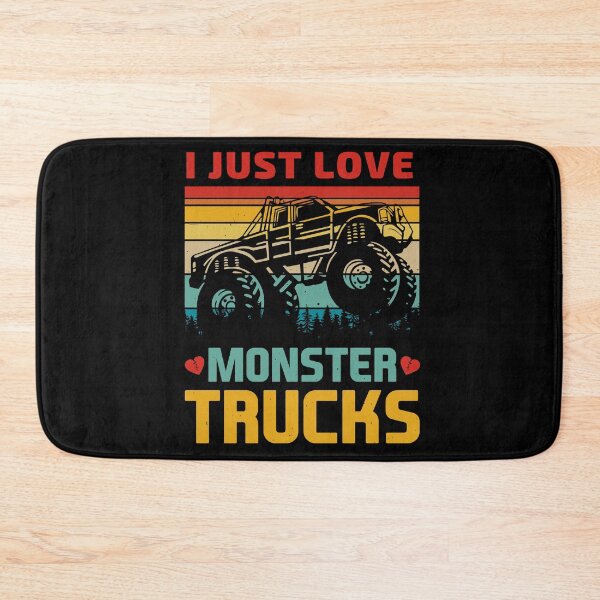 Item preview, I love Monster Trucks Retro Sunset designed and sold by soudaniet.