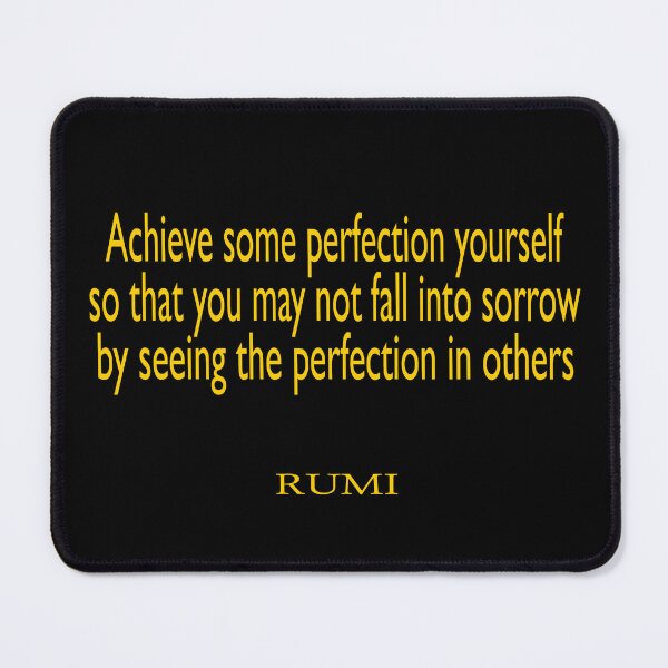 Item preview, Achieve some perfection yourself, so that you may not fall into sorrow by seeing the perfection in others. designed and sold by LovePhilosophy.