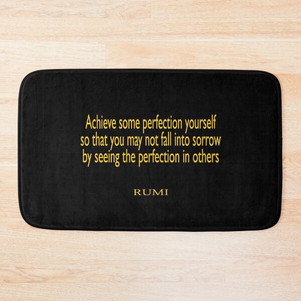 Item preview, Achieve some perfection yourself, so that you may not fall into sorrow by seeing the perfection in others. designed and sold by LovePhilosophy.