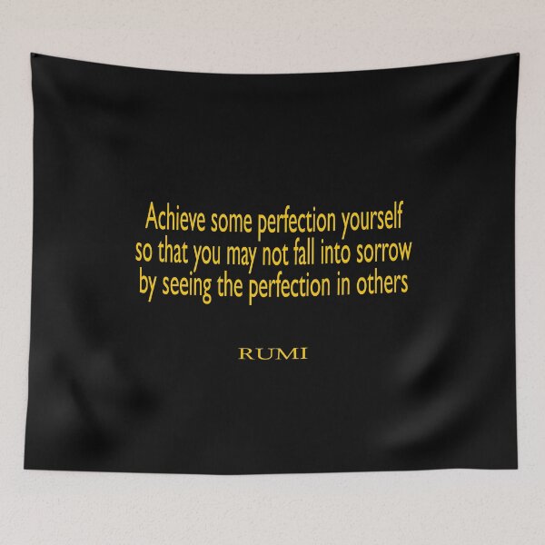 Item preview, Achieve some perfection yourself, so that you may not fall into sorrow by seeing the perfection in others. designed and sold by LovePhilosophy.