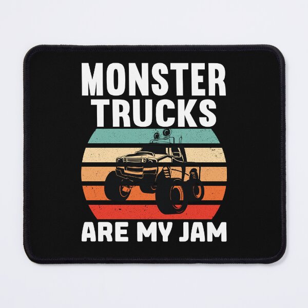 Item preview, Monster Trucks Are My Jam Retro Sunset designed and sold by soudaniet.