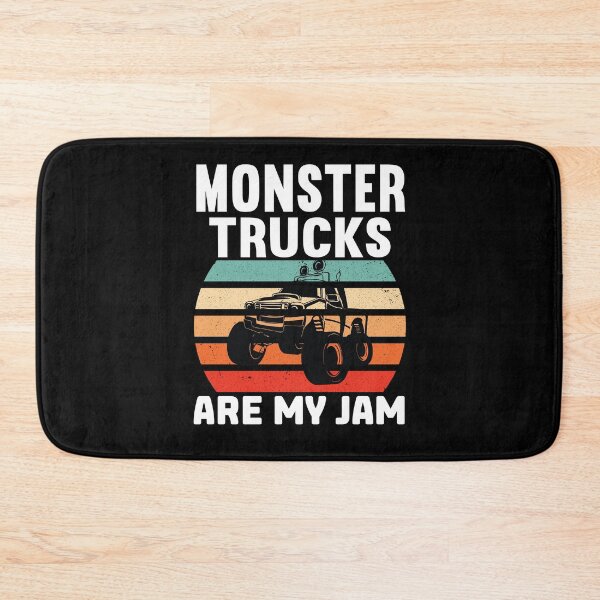 Item preview, Monster Trucks Are My Jam Retro Sunset designed and sold by soudaniet.