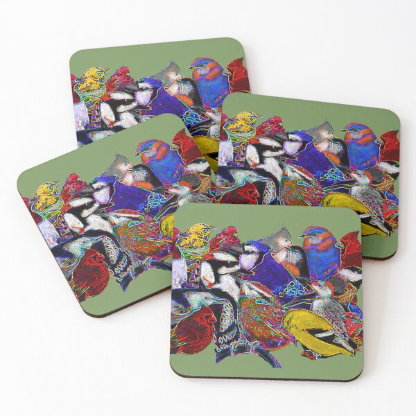 Item preview, MY BEST BACKYARD BIRDS VIVID designed and sold by THE AMERICAN TEEVANGELIST.