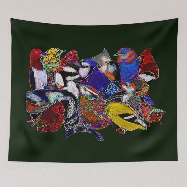 Item preview, MY BEST BACKYARD BIRDS VIVID designed and sold by THE AMERICAN TEEVANGELIST.