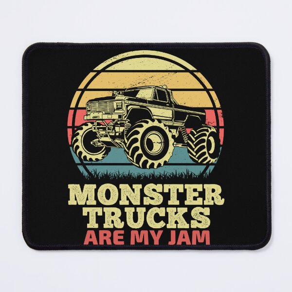 Item preview, Monster Trucks Are My Jam Sunset Retro designed and sold by soudaniet.