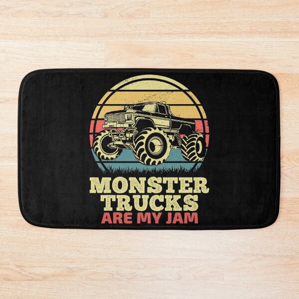 Item preview, Monster Trucks Are My Jam Sunset Retro designed and sold by soudaniet.