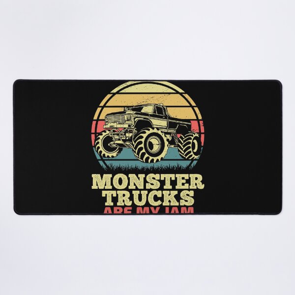 Item preview, Monster Trucks Are My Jam Sunset Retro designed and sold by soudaniet.