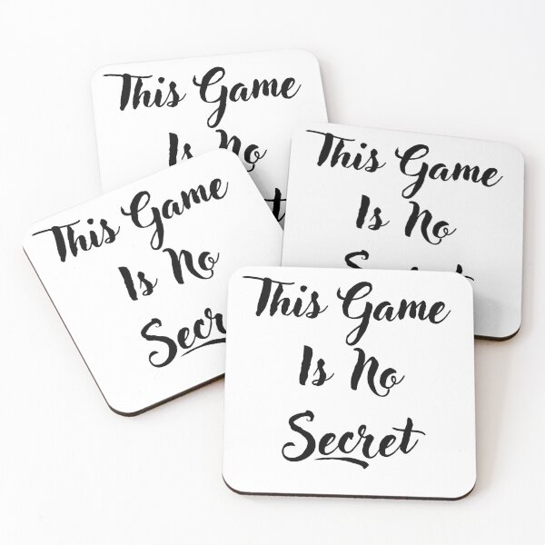 Item preview, This Game Is No Secret designed and sold by W&M Store.