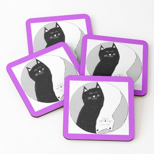 Item preview, The Yin and Yang Cats designed and sold by sammyjean08.