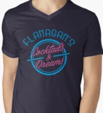 Flanagan's Cocktails and Dreams Men's V-Neck T-Shirt