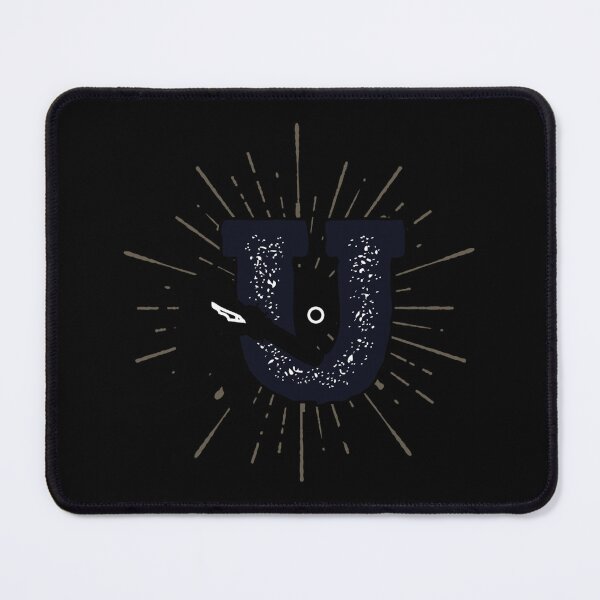 Item preview, Monogram U Cricket Batter Sunburst Sticker designed and sold by batesyadi3.