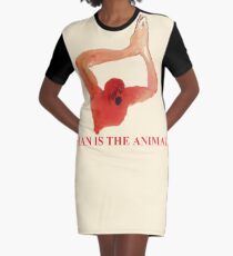 Coil - der Affe von Neapel (Der Mensch ist das Tier, das Feuer des Geistes) T-Shirt Kleid