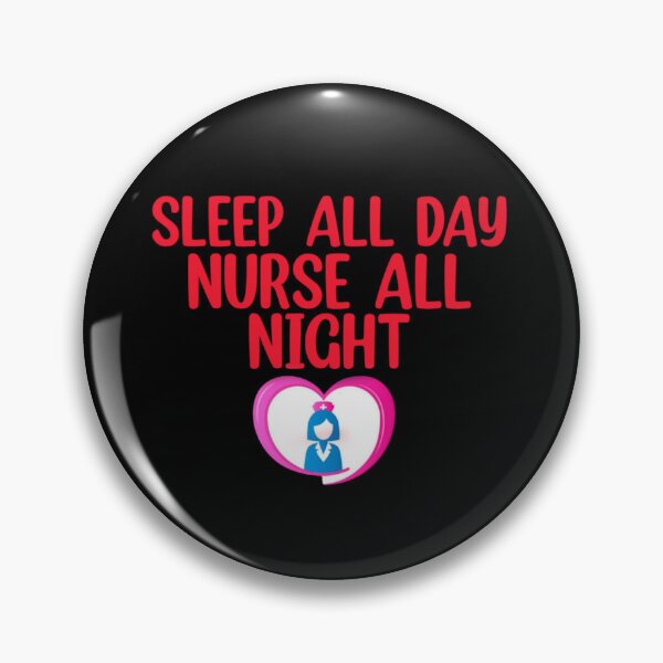 Item preview, Sleep all day nurse all night designed and sold by Mr Wolf.