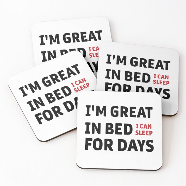 Item preview, I'm Great in Bed I Can Sleep For Days designed and sold by Graceland  Memphis.