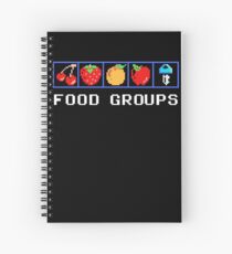 Food Groups Spiral Notebook