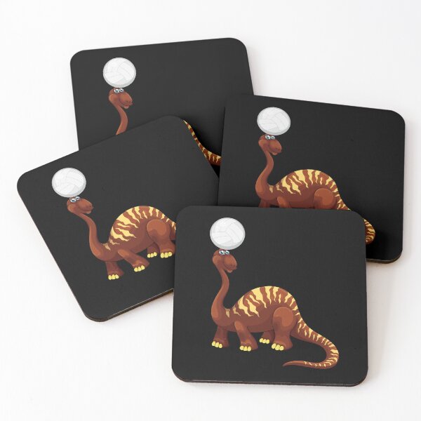Item preview, Dinosaur Playing Volleyball ,Funny Good Dinosaur Volleyball Lovers Chestnut Design designed and sold by pedrored369.
