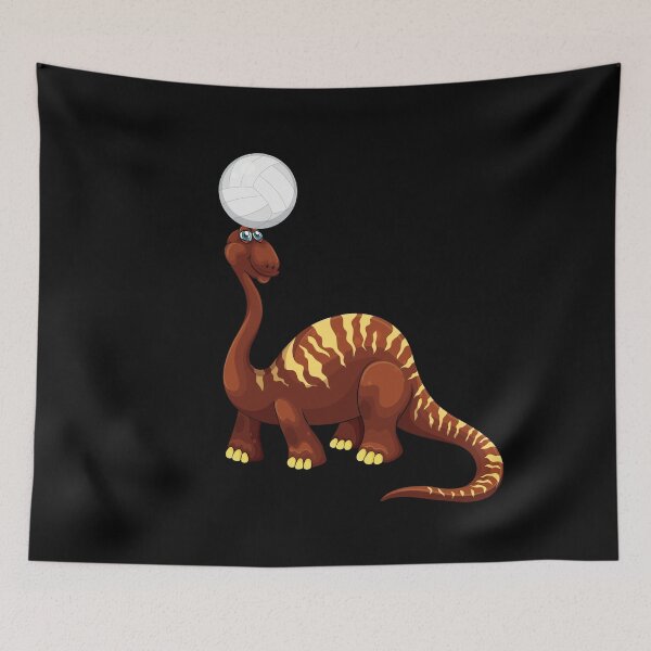 Item preview, Dinosaur Playing Volleyball ,Funny Good Dinosaur Volleyball Lovers Chestnut Design designed and sold by pedrored369.