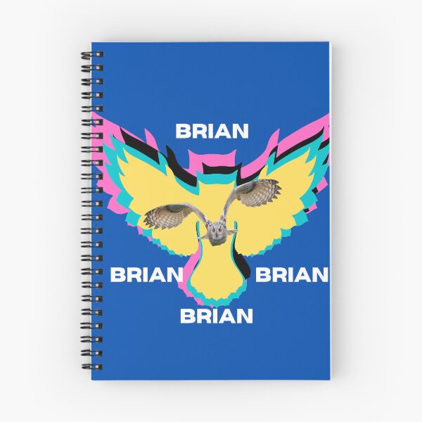 Item preview, NAME BRIAN (OWL) designed and sold by lovingtouch.