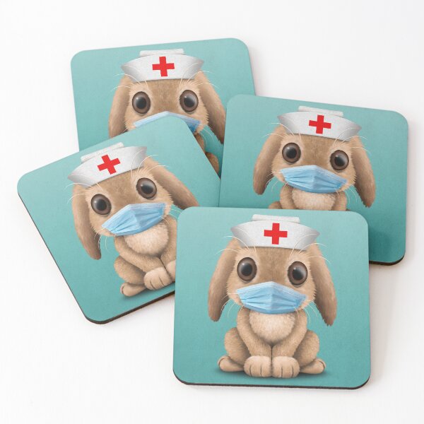 Item preview, Cute Baby Bunny Nurse designed and sold by JeffBartels.