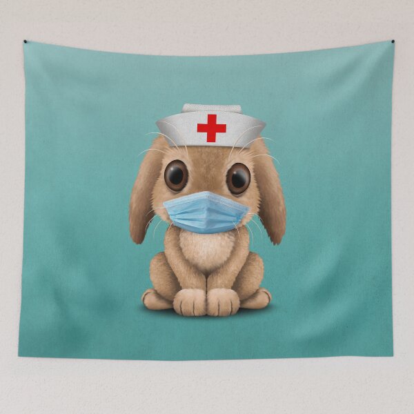 Item preview, Cute Baby Bunny Nurse designed and sold by JeffBartels.