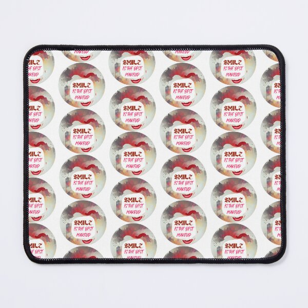 Item preview, Smile is the best make up with red wording round designed and sold by Bekindtome.